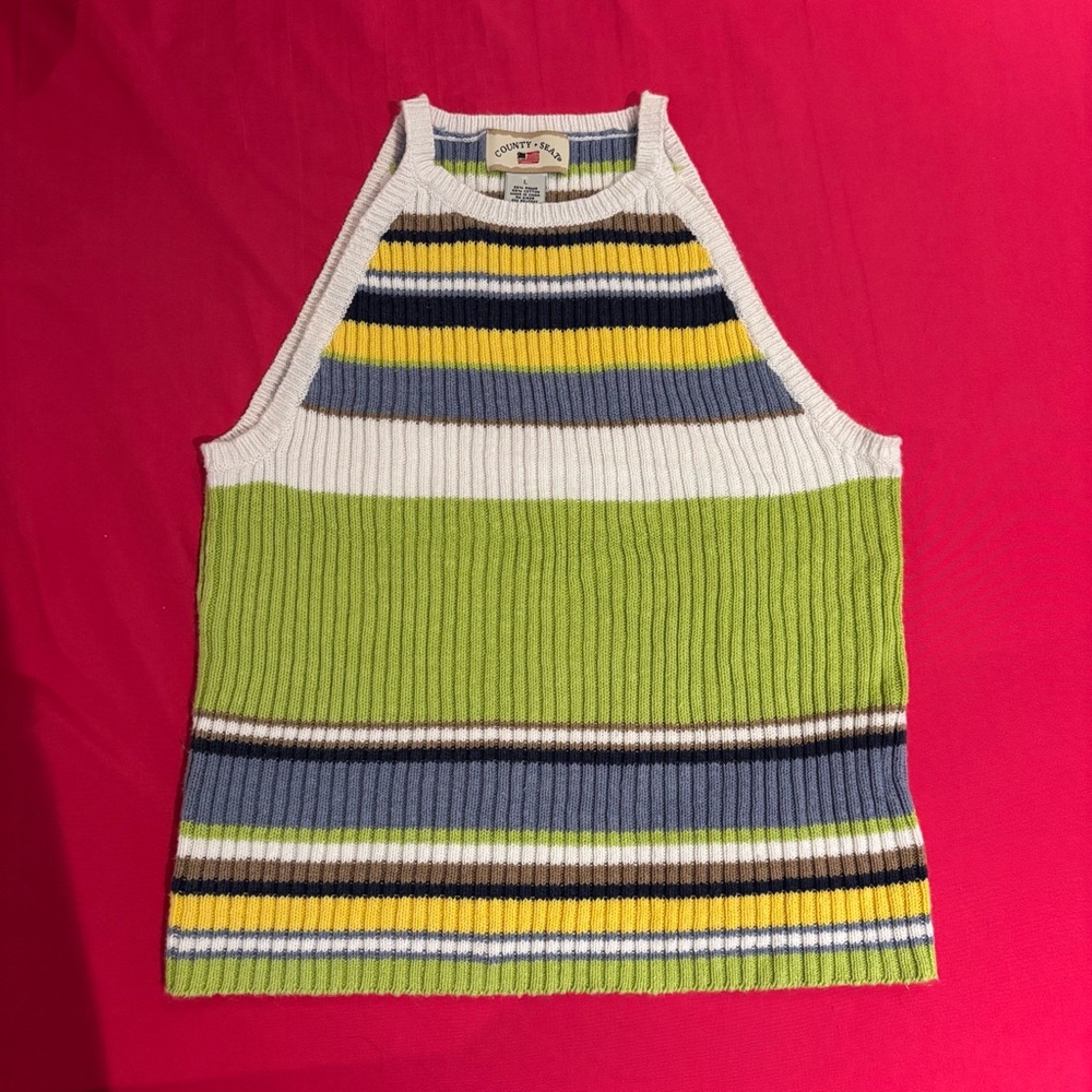 Vintage Striped Tank Top